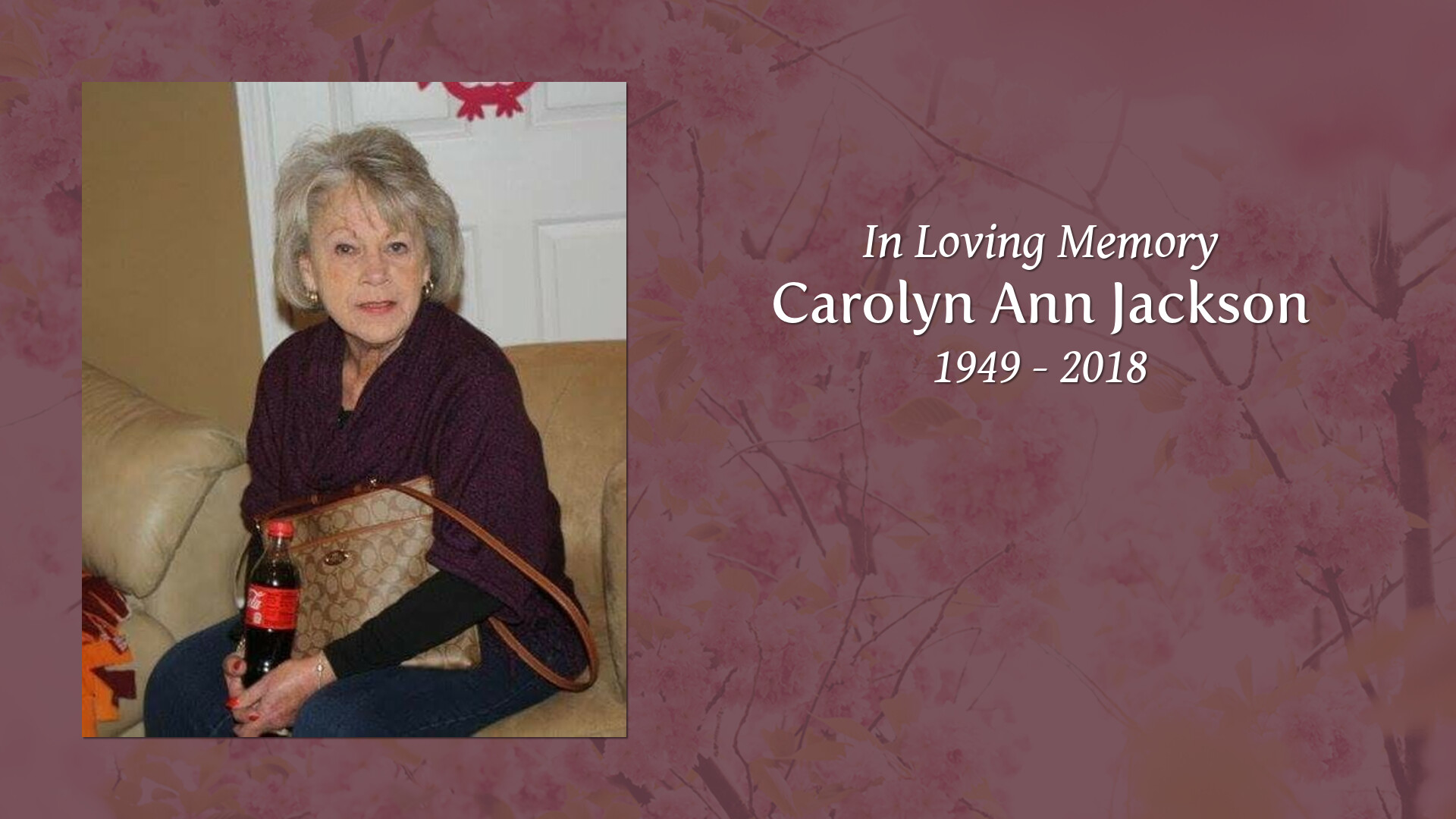 Tribute for Carolyn Ann Jackson