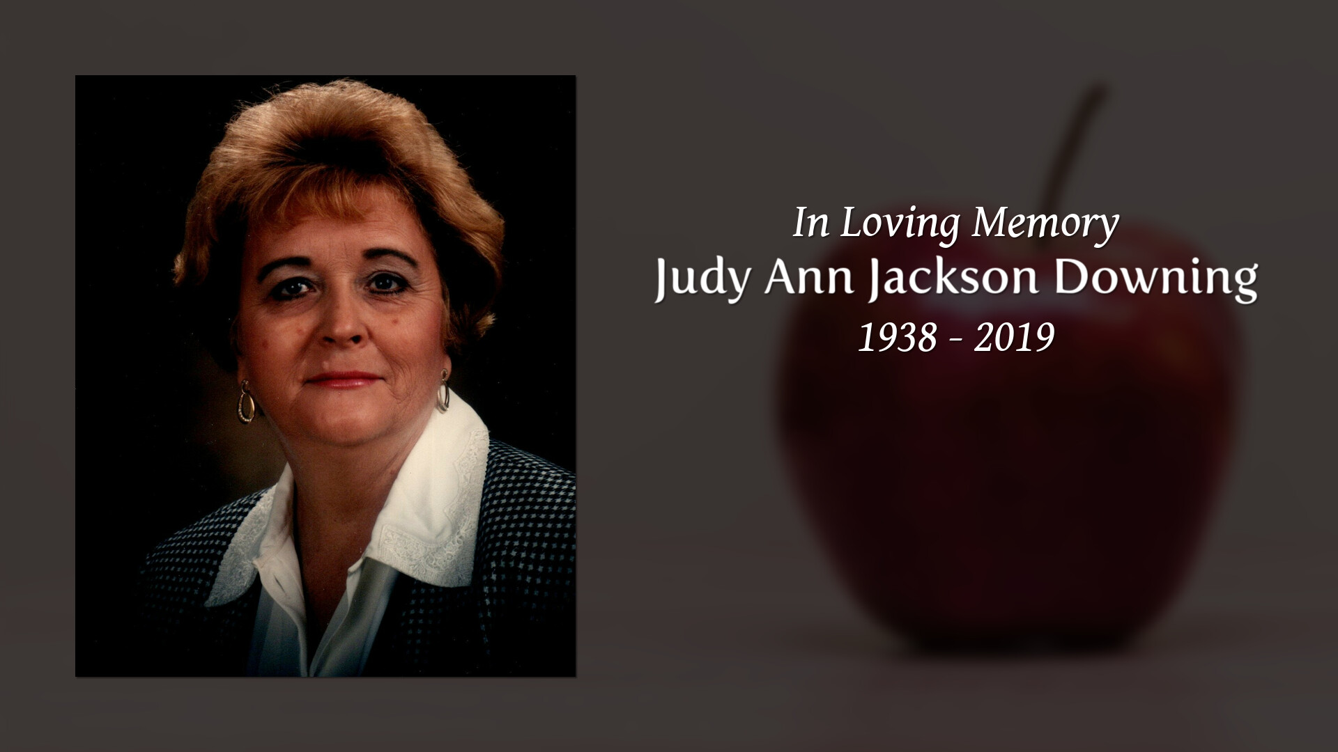 Obituary for Judy Ann (Jackson) Downing