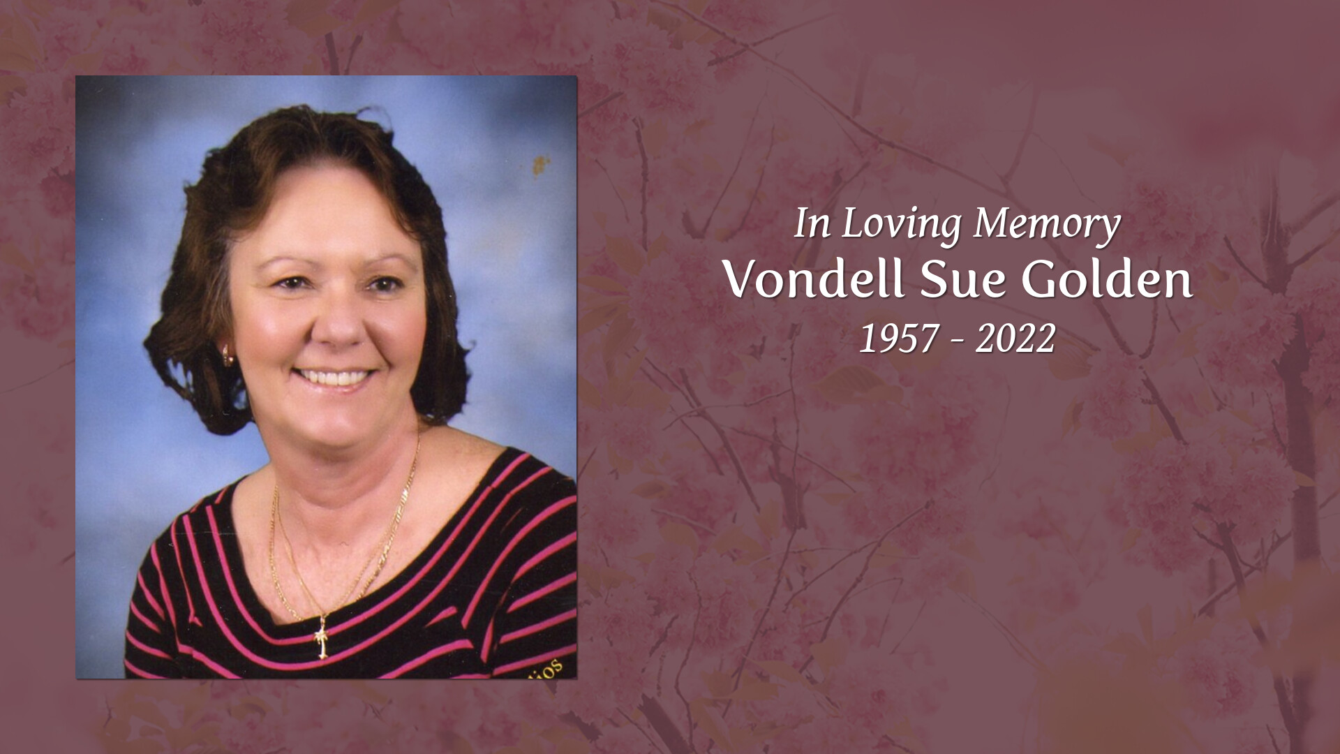 Vondell Sue Golden Tribute Video