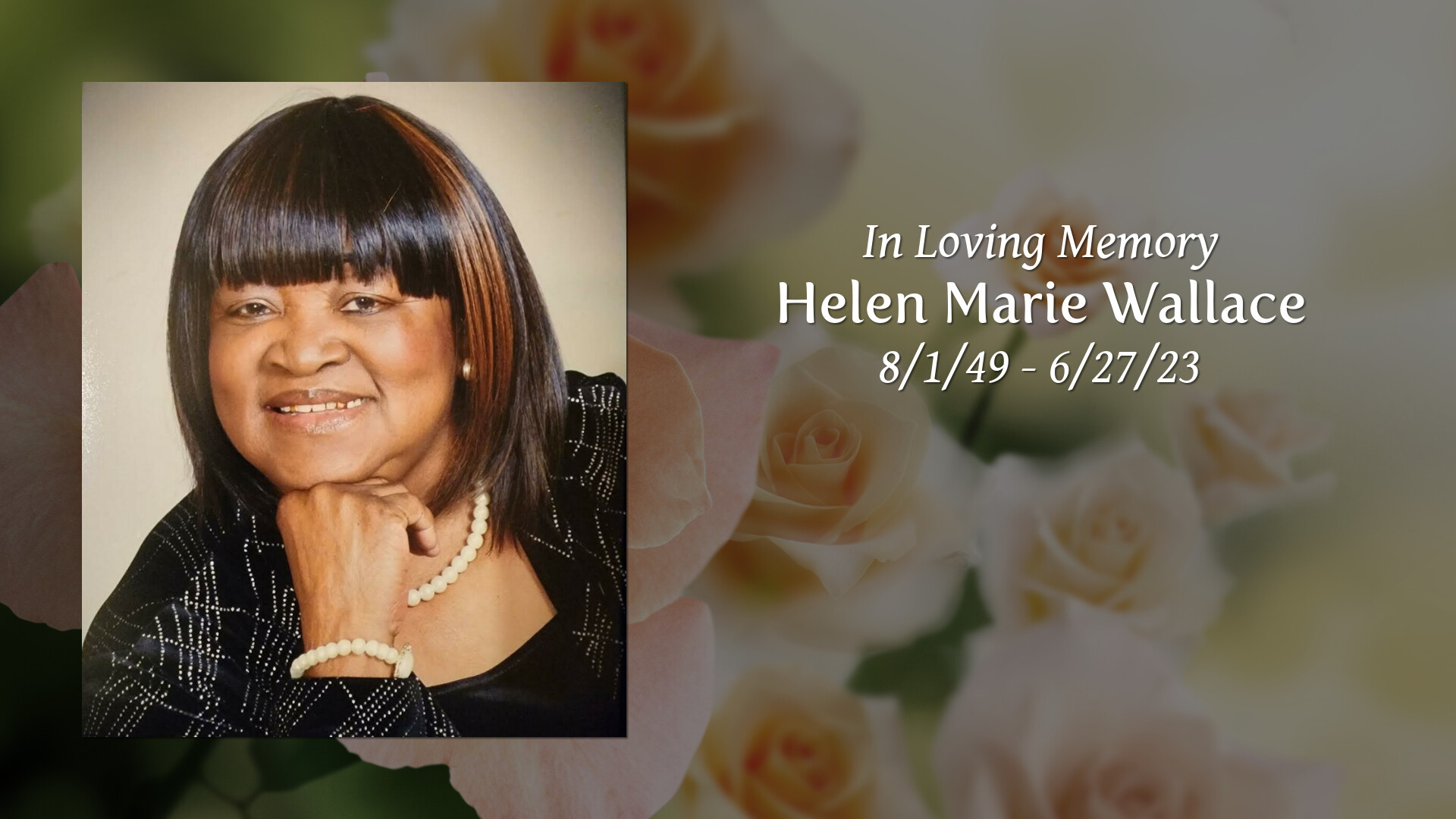 Helen marie wallace tribute video
