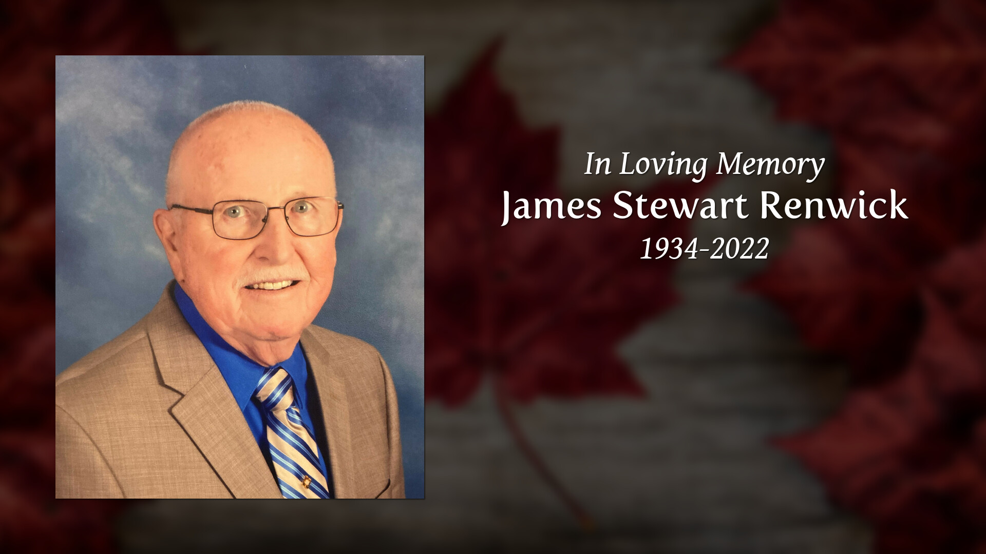 James Stewart Renwick Tribute Video