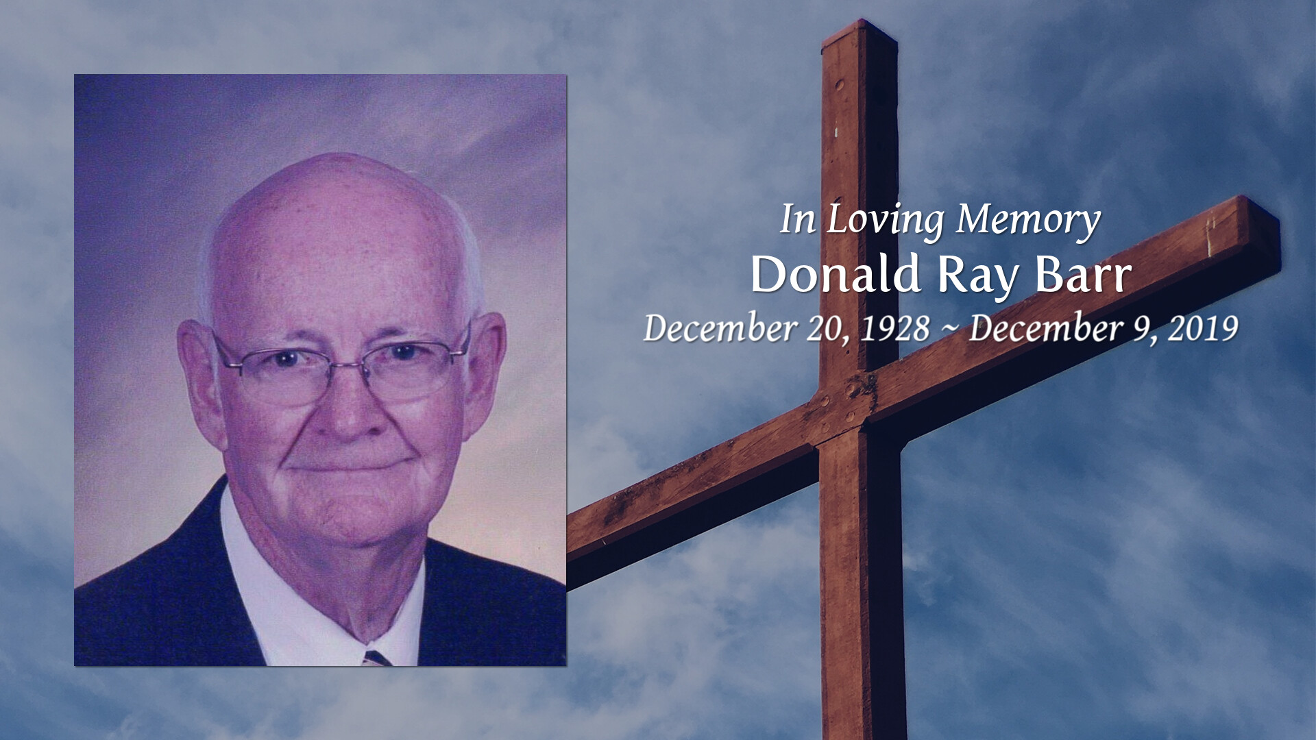 Donald Ray Barr Tribute Video