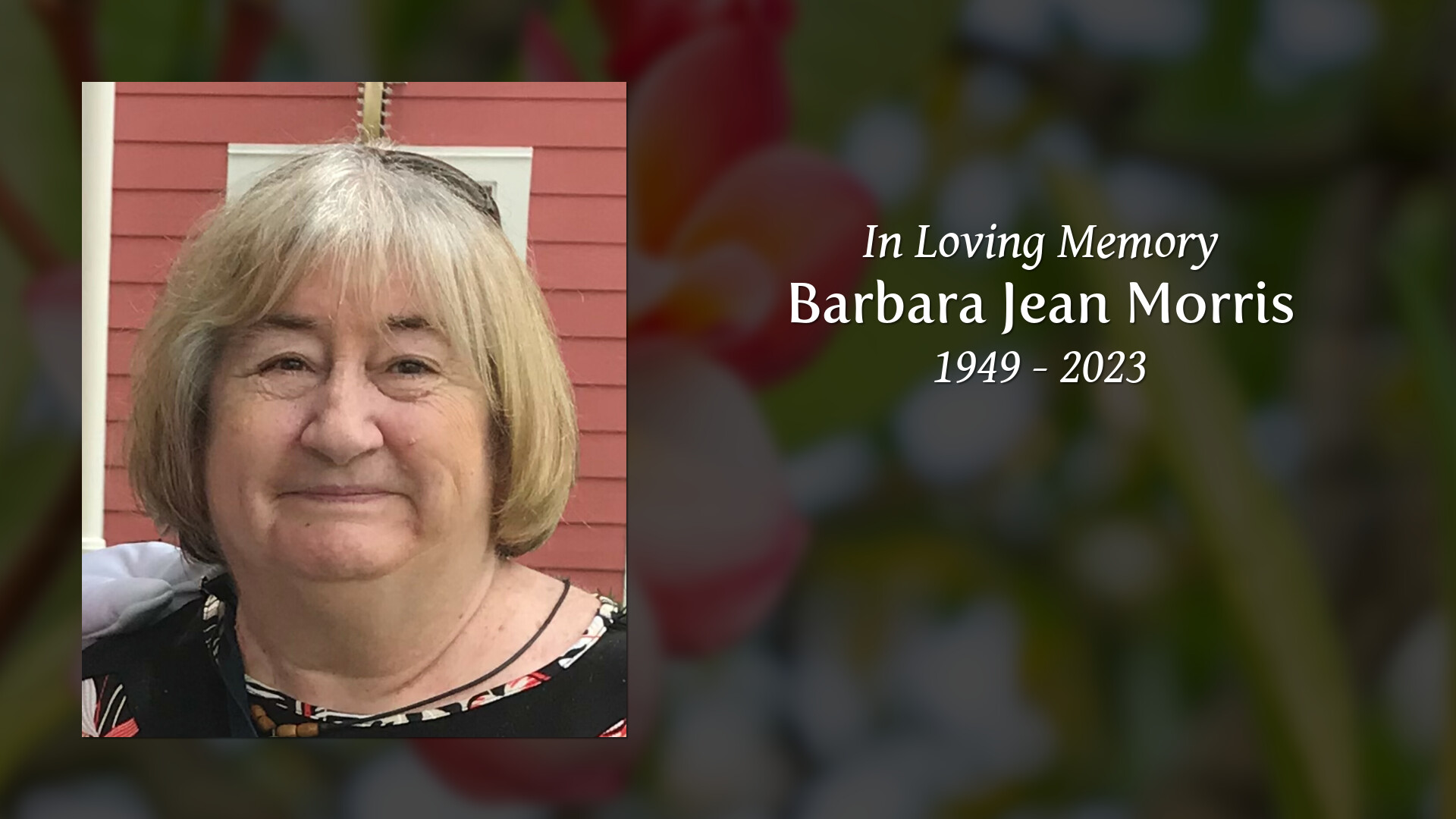 Barbara Jean Morris Tribute Video