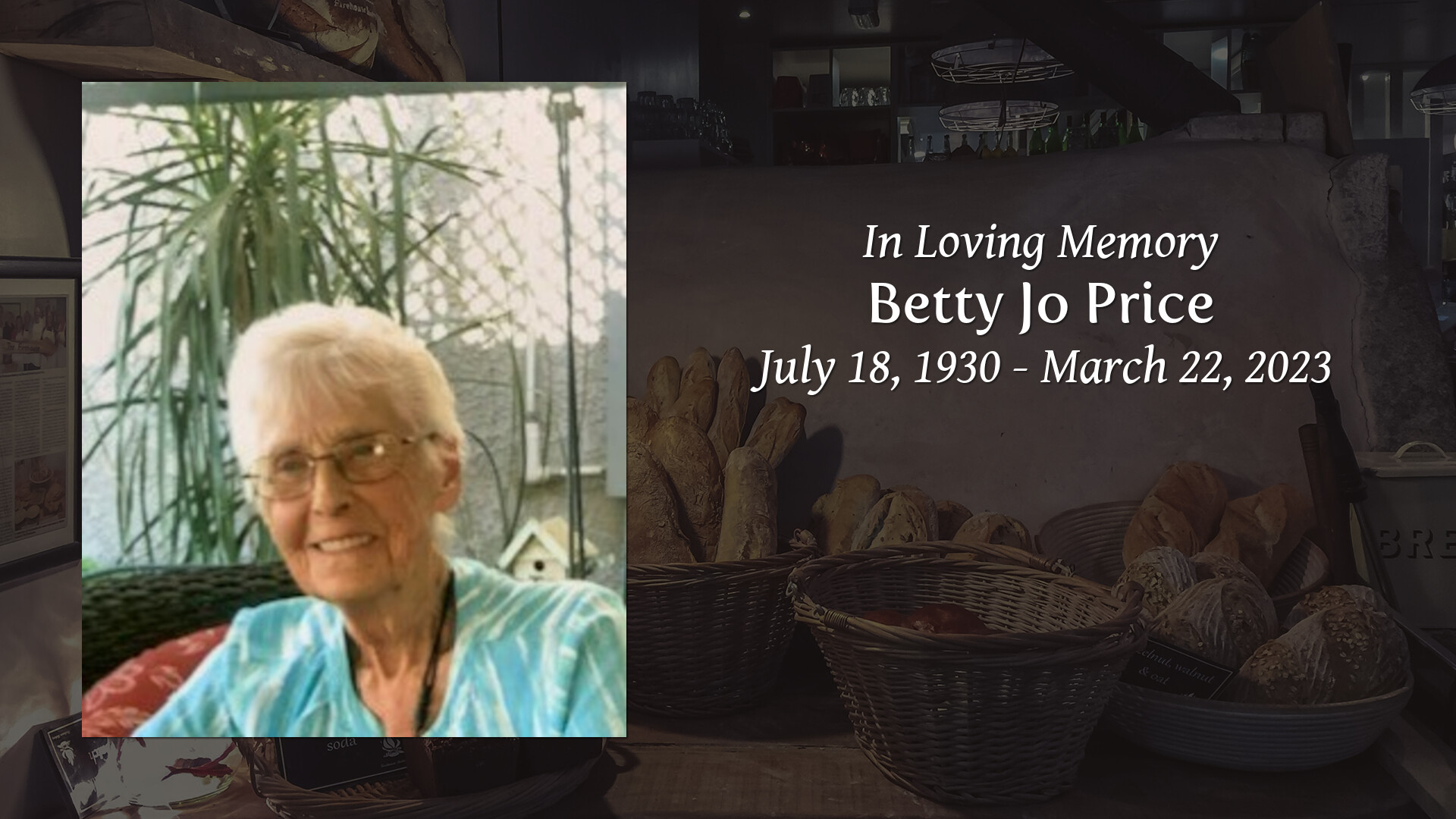 Betty Jo Price Tribute Video