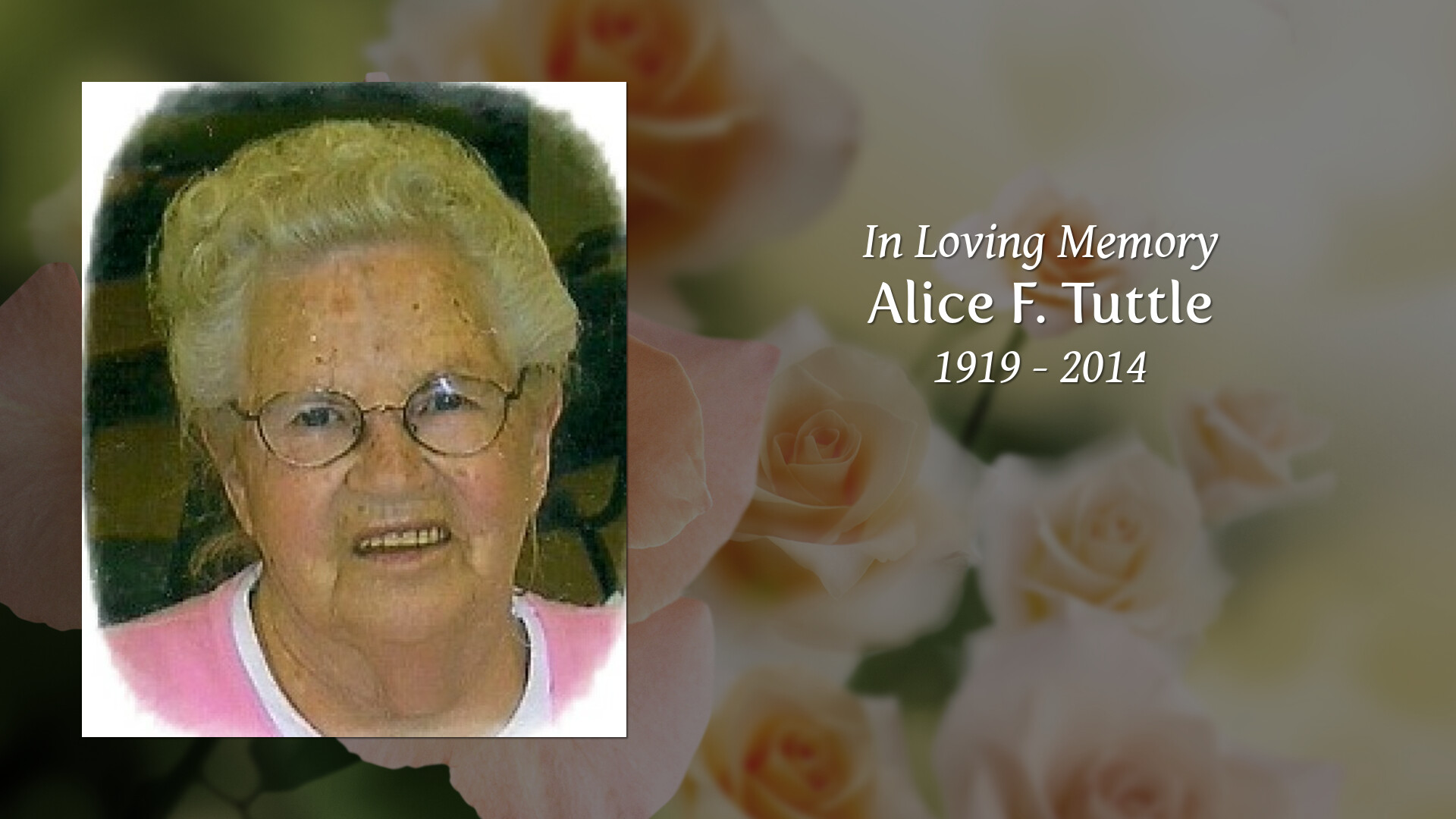 Alice F. Tuttle Tribute Video