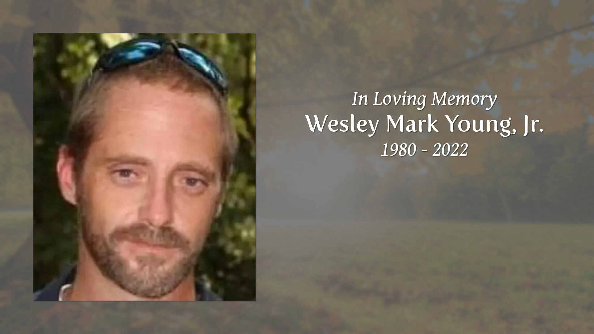Wesley mark young jr tribute video