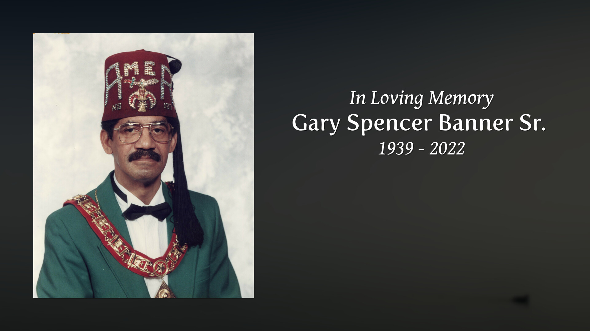 Gary Spencer Banner Sr. Tribute Video