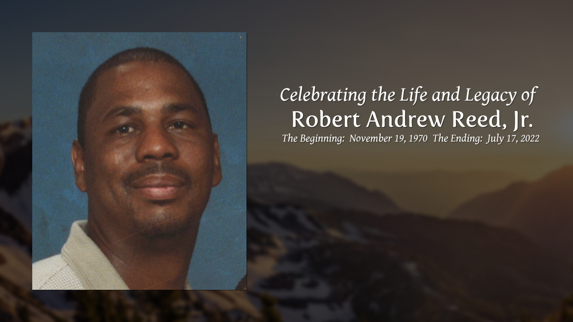 Robert Andrew Reed, Jr. Tribute Video