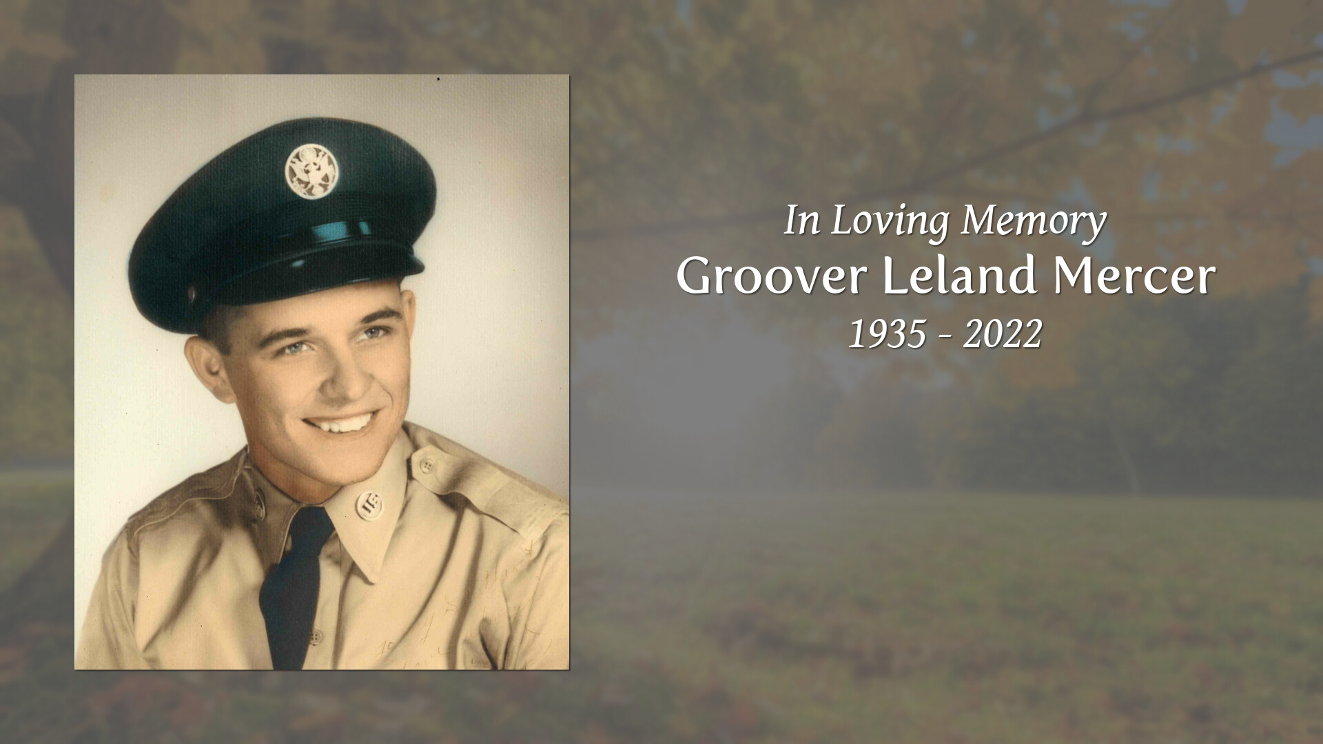 Groover Leland Mercer Tribute Video