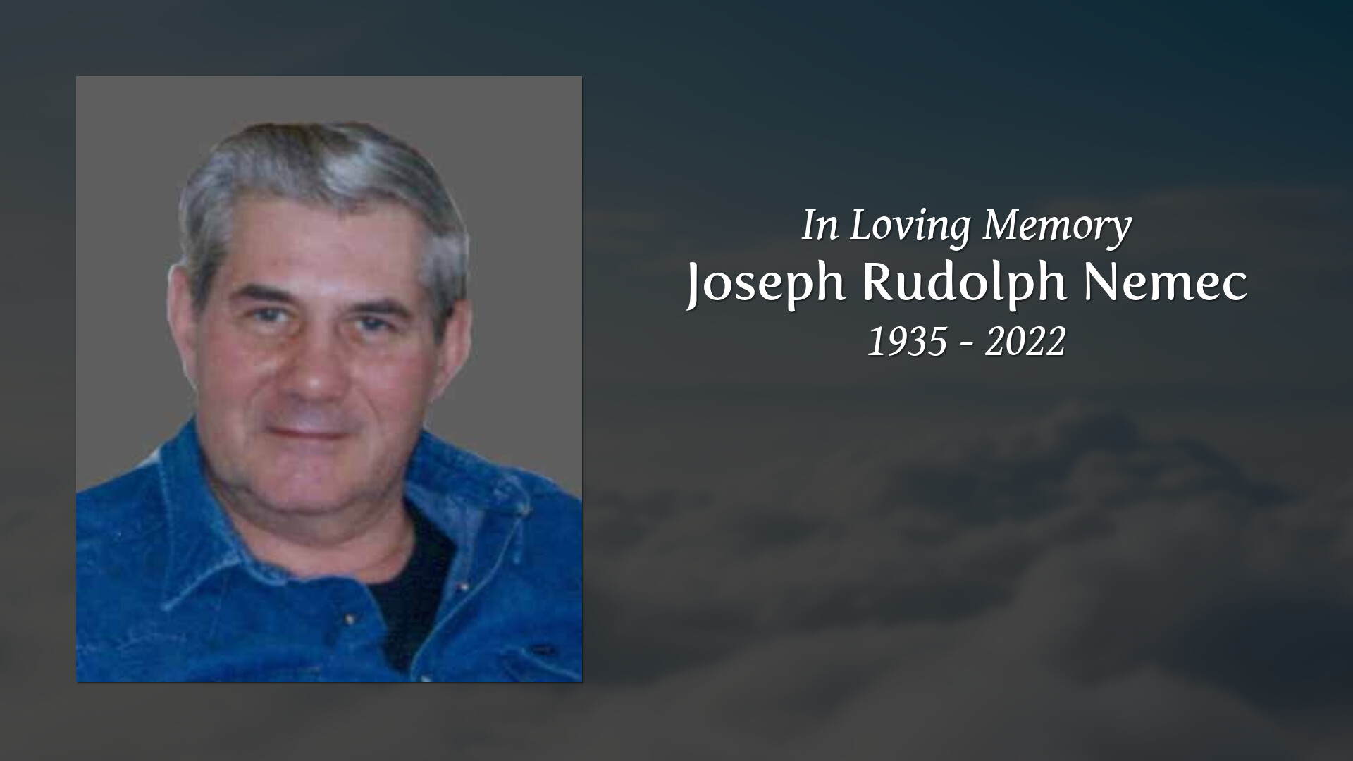 Joseph Rudolph Nemec - Tribute Video