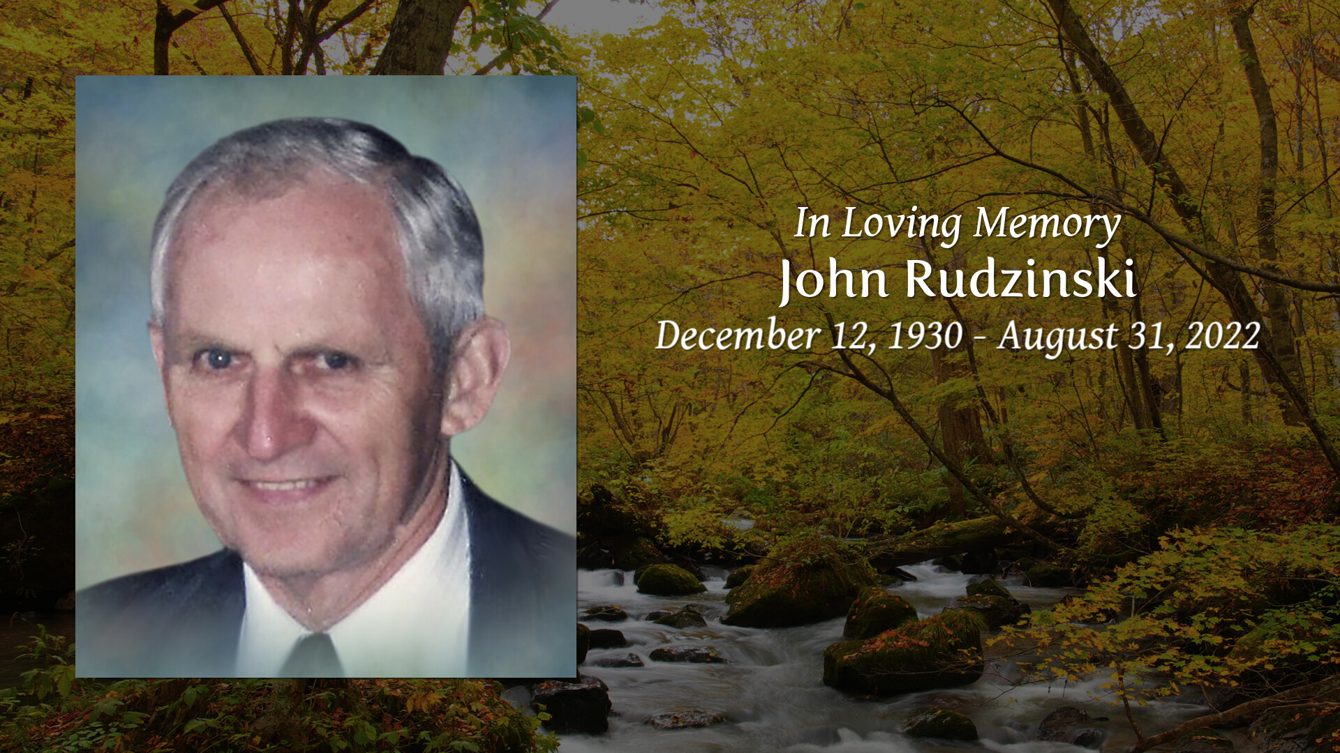 John rudzinski tribute video