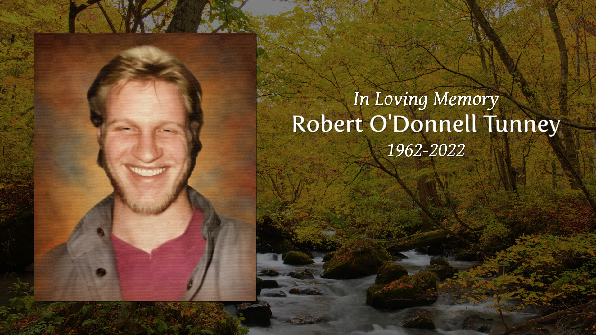 Robert O'Donnell Tunney Tribute Video