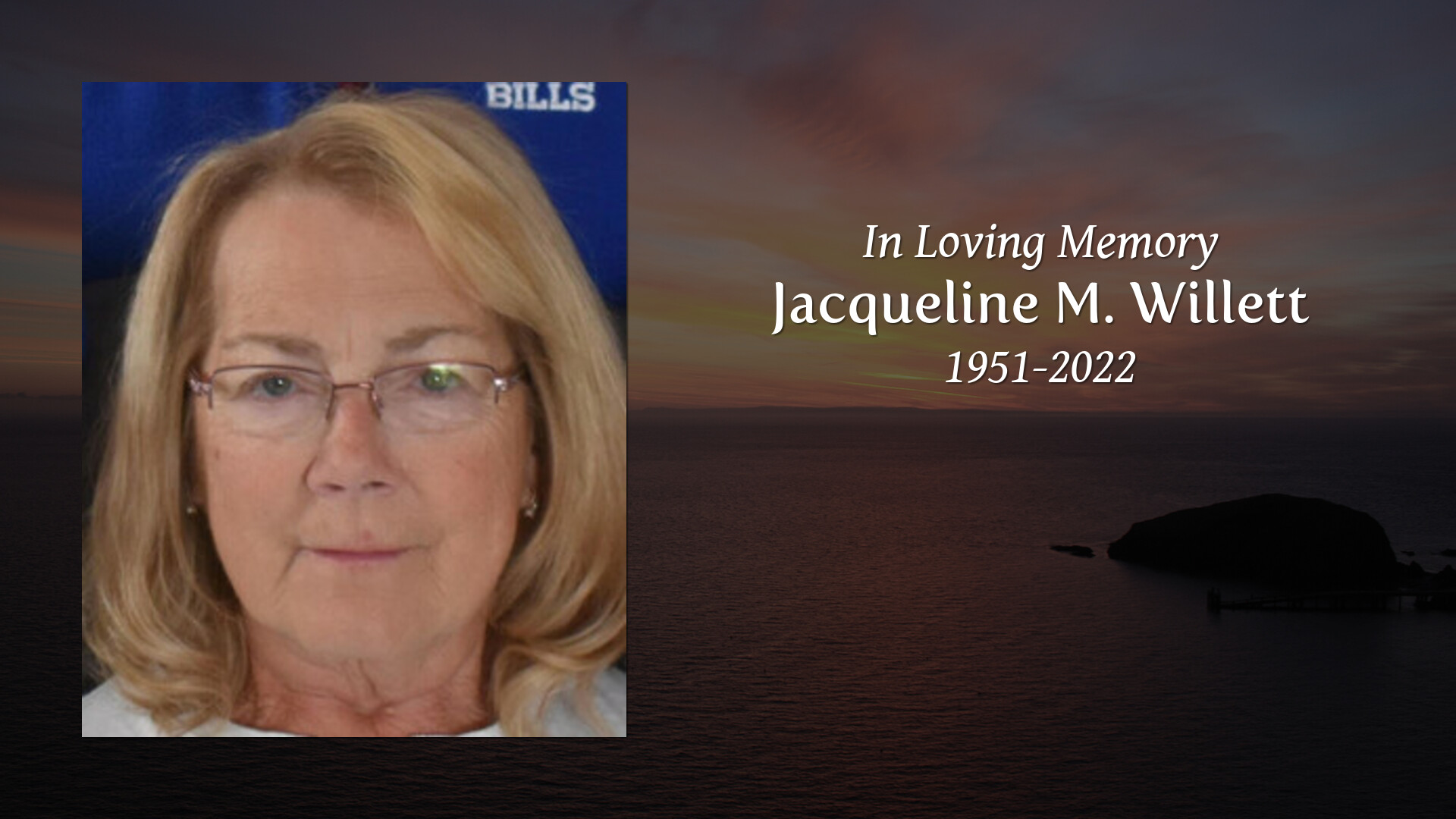 Jacqueline M. Willett Tribute Video