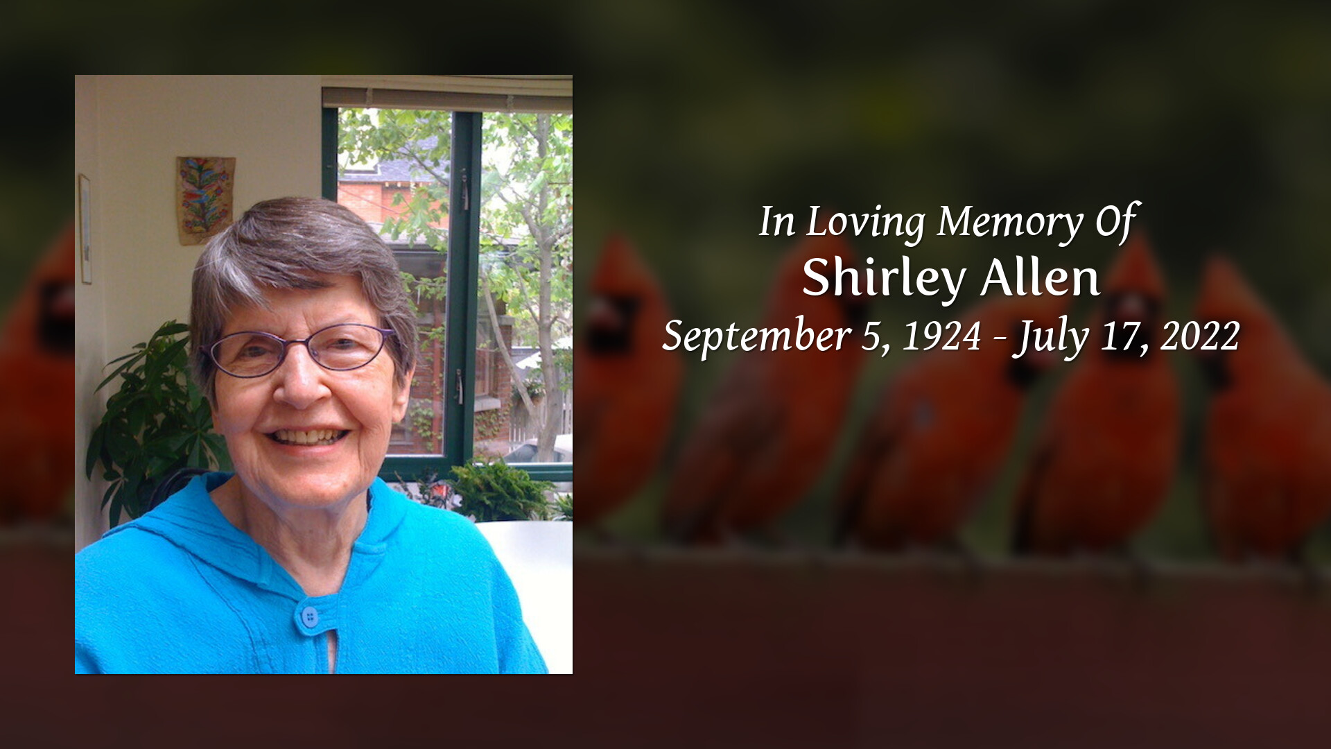 Shirley Allen Tribute Video