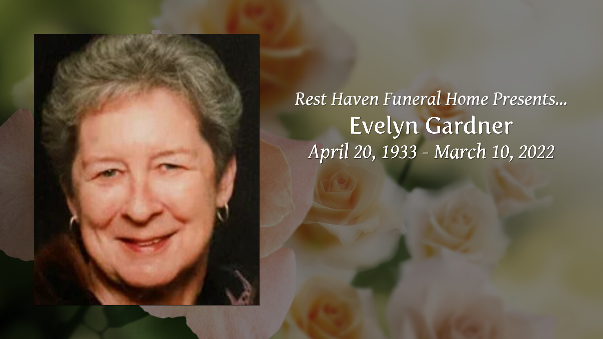 Evelyn Gardner Tribute Video