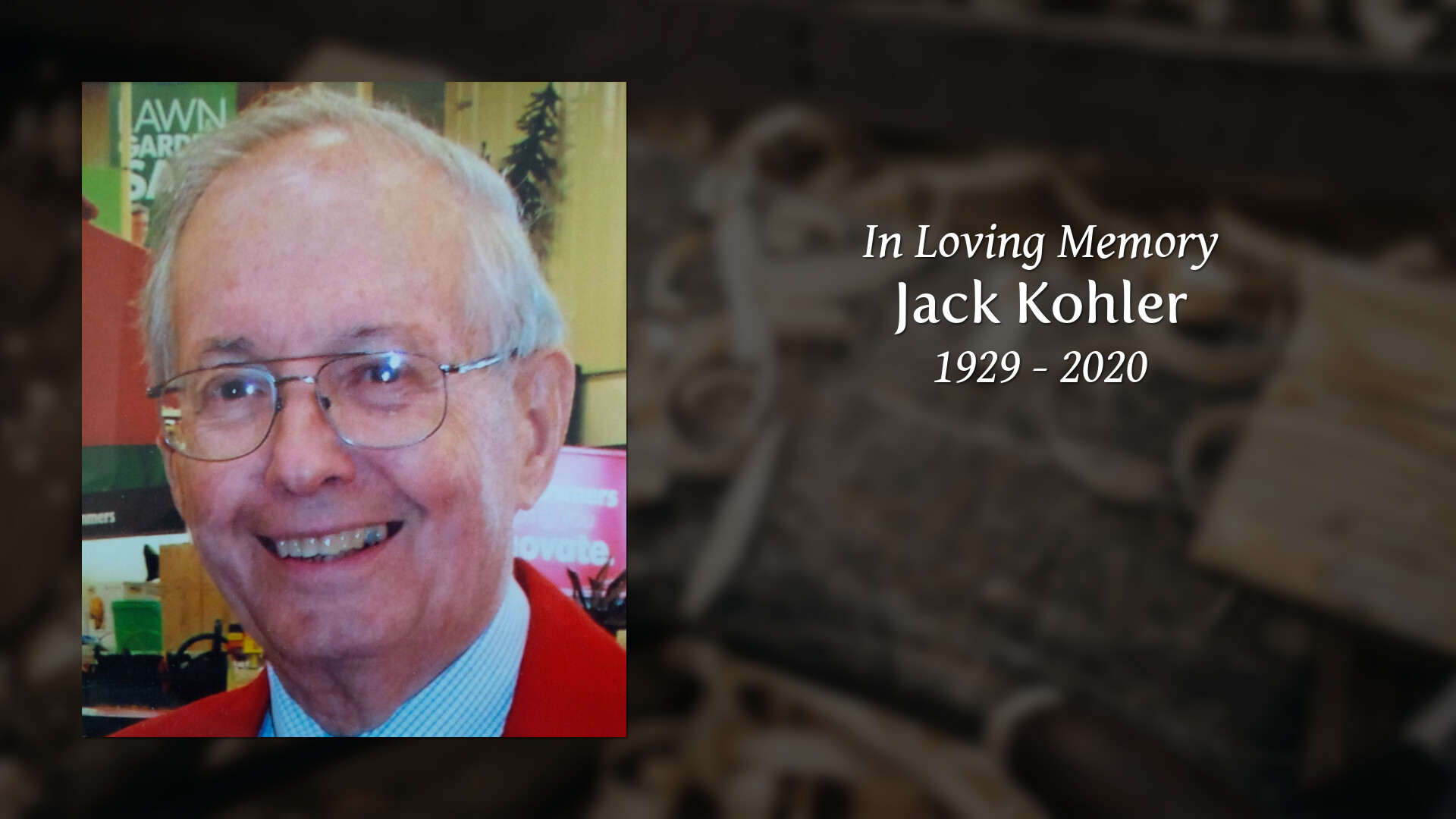 Jack Kohler Tribute Video