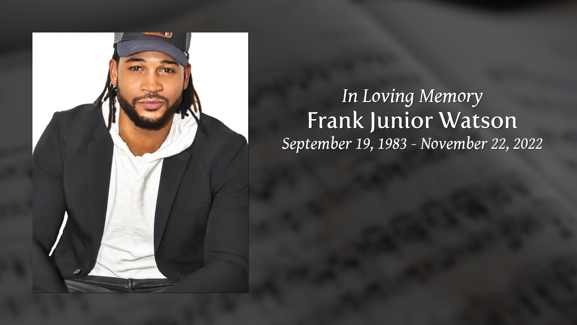 Frank Junior Watson Tribute Video