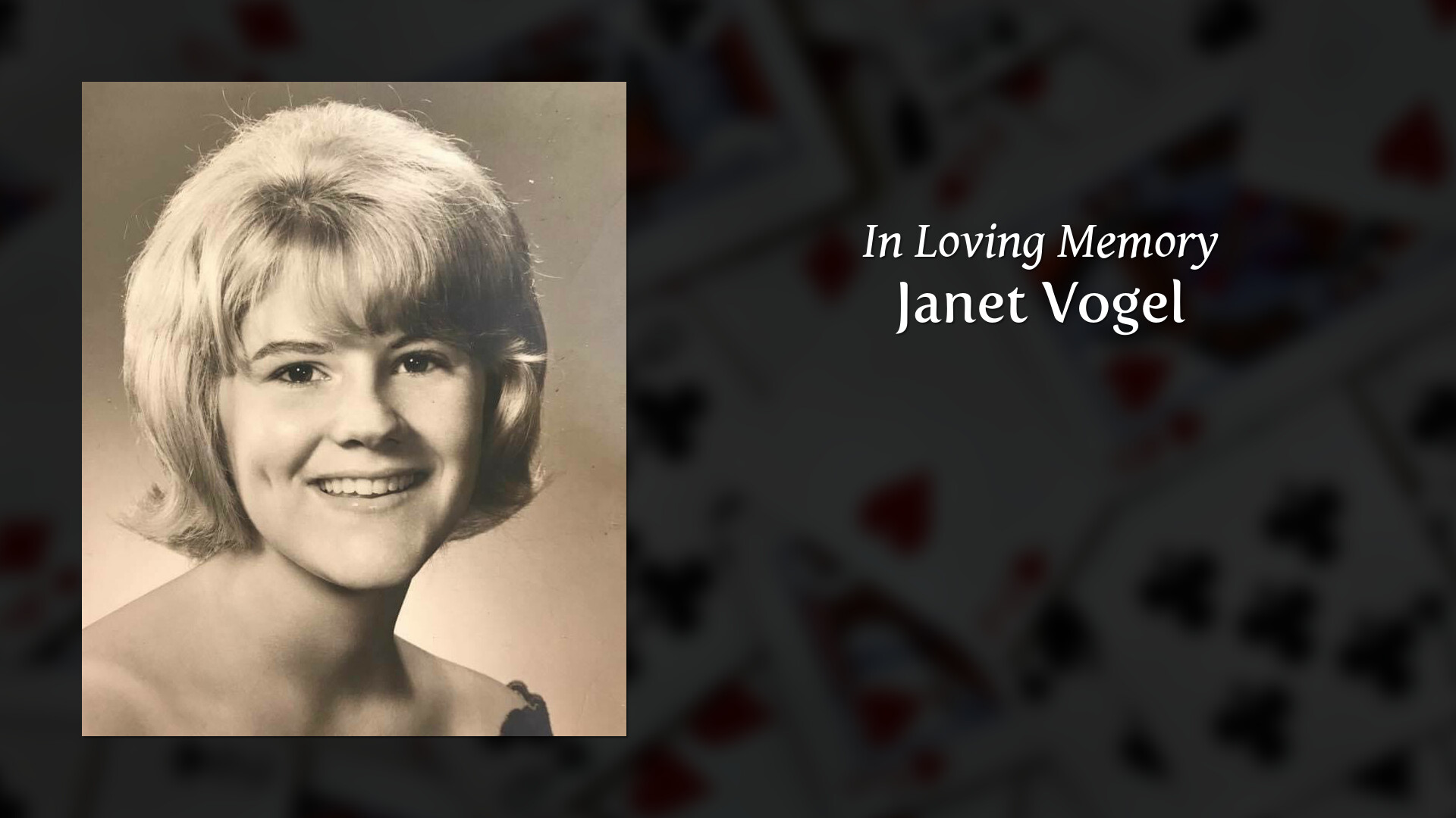 Janet Vogel - Tribute Video