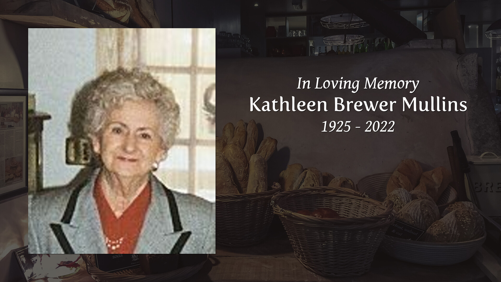 Kathleen Brewer Mullins Tribute Video