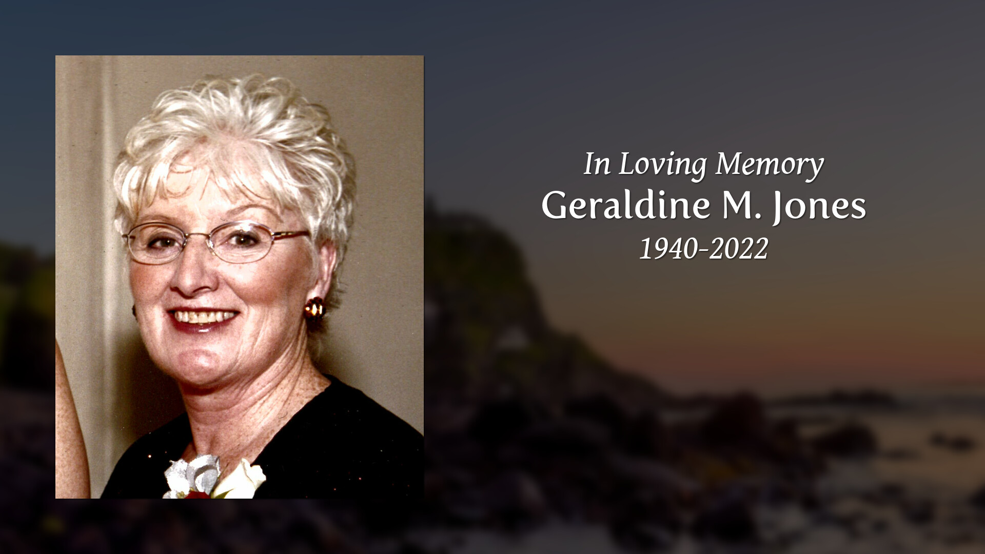 Geraldine M. Jones Tribute Video