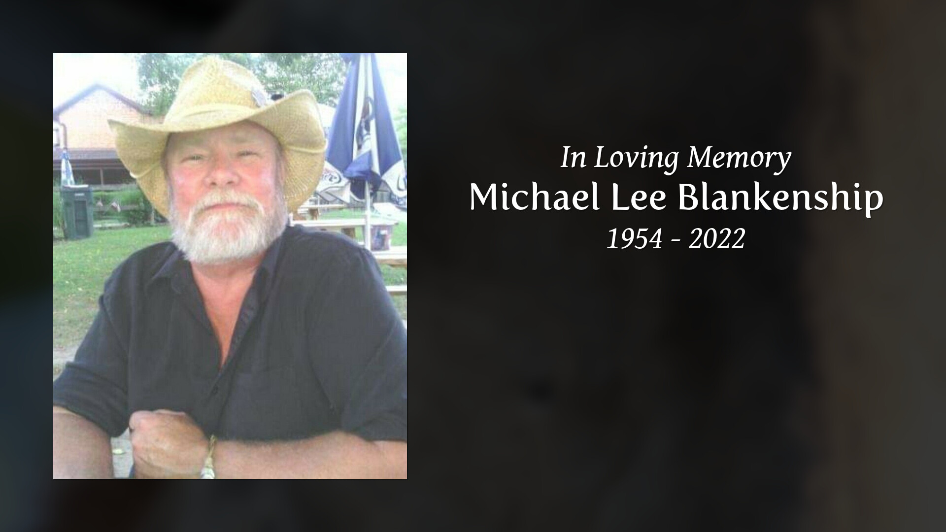 Michael lee blankenship tribute video