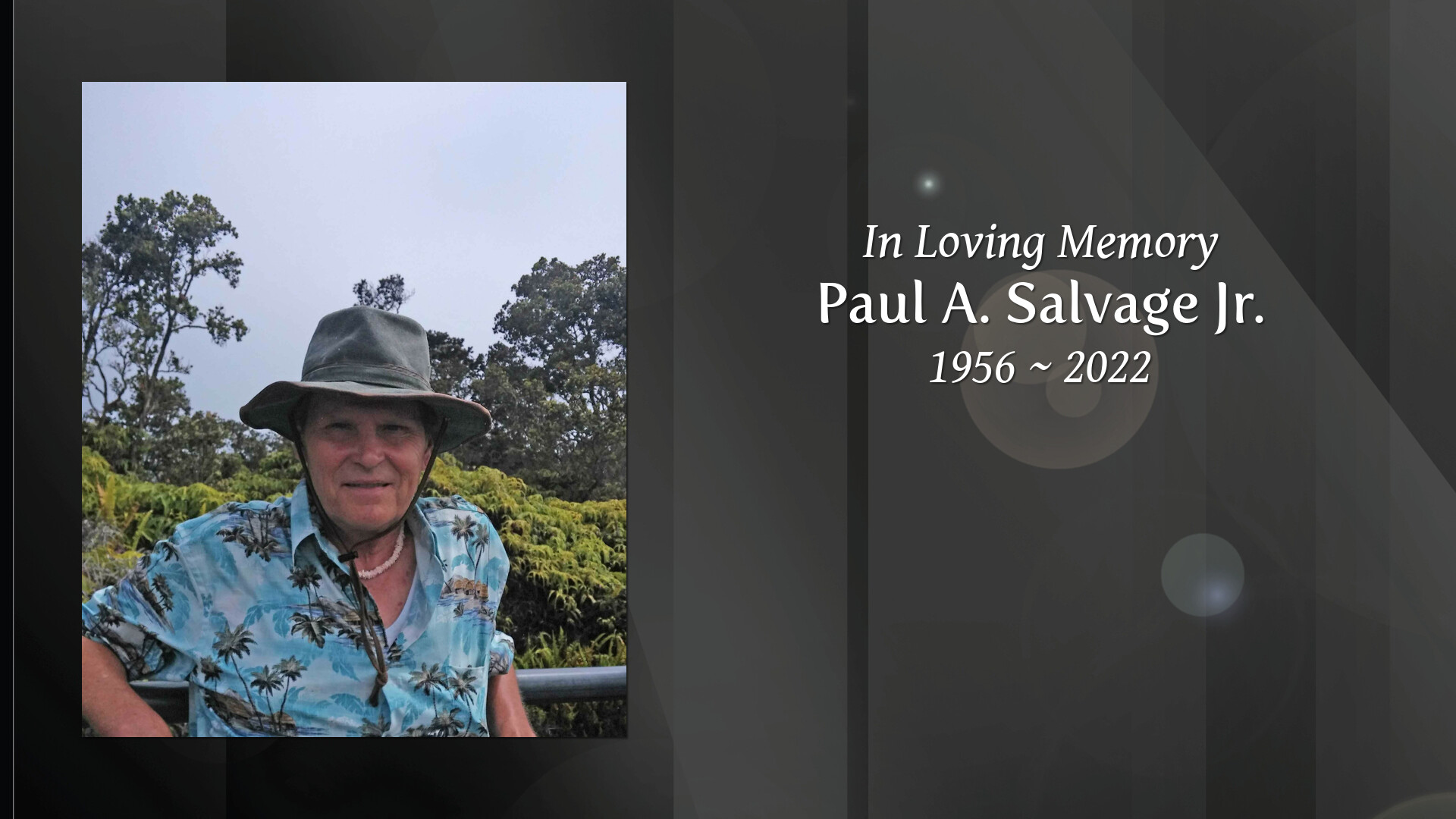 Paul A. Salvage Jr. Tribute Video