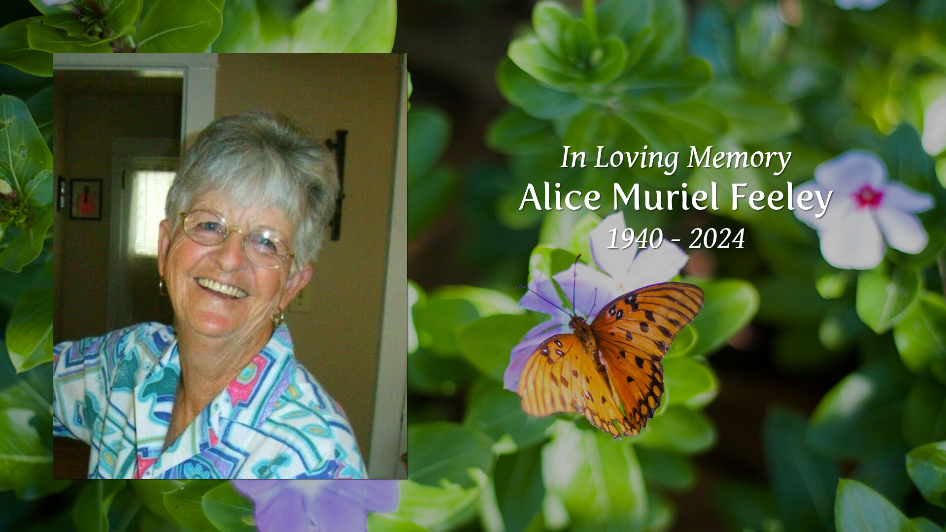 Alice Muriel Feeley - Tribute Video