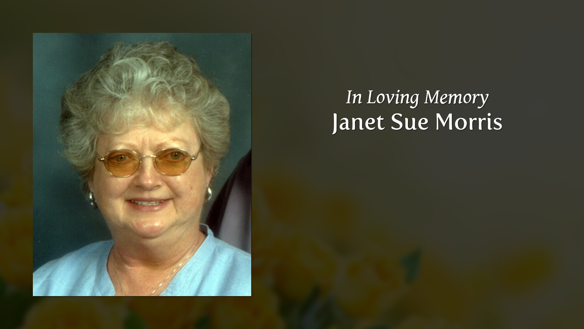 Sue Morris Tribute Video