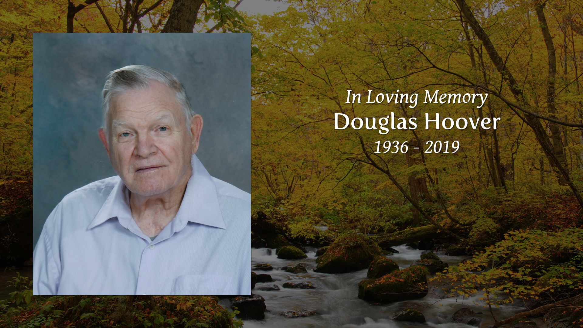 Douglas hoover tribute video