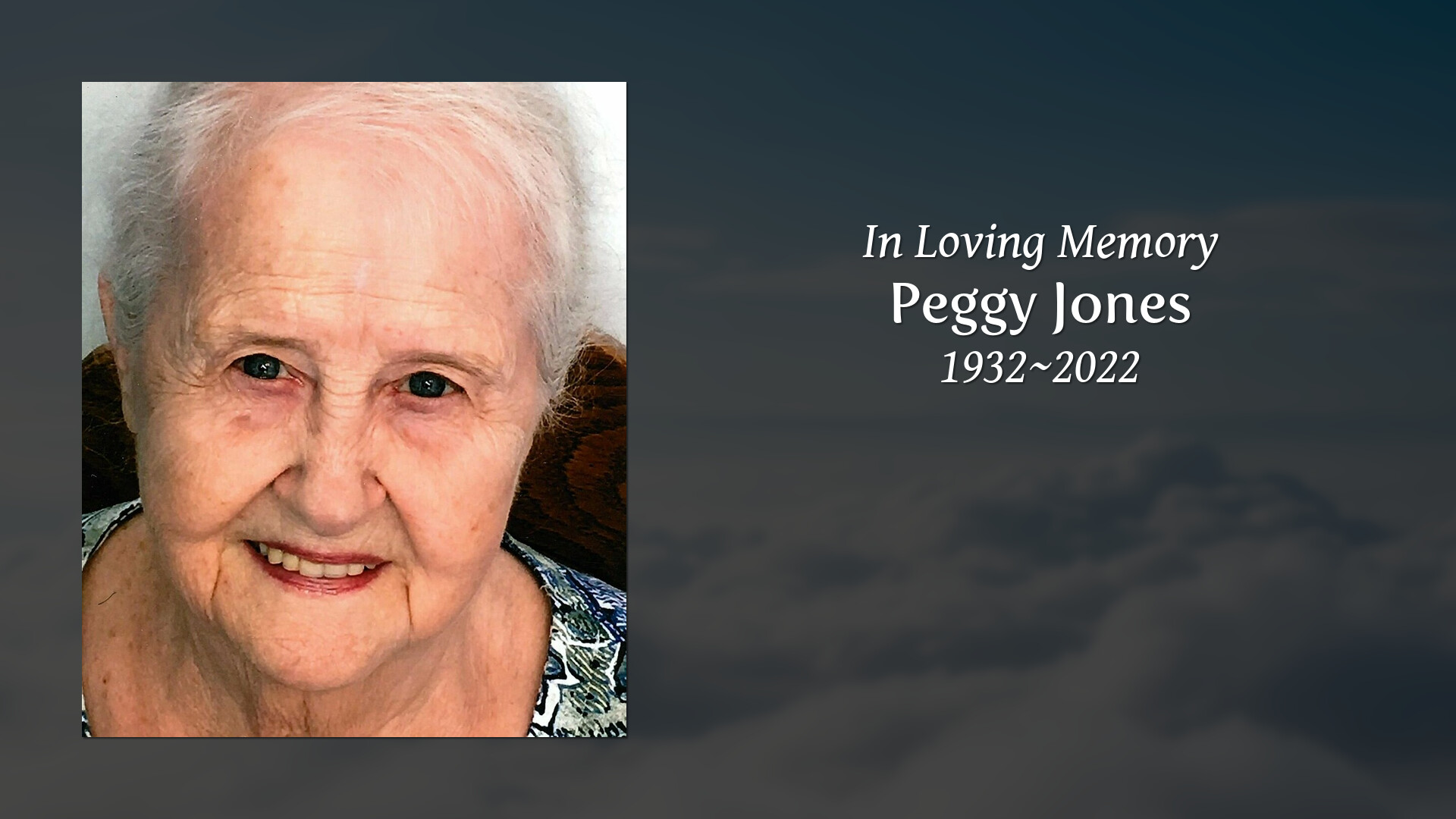 Peggy Jones Tribute Video