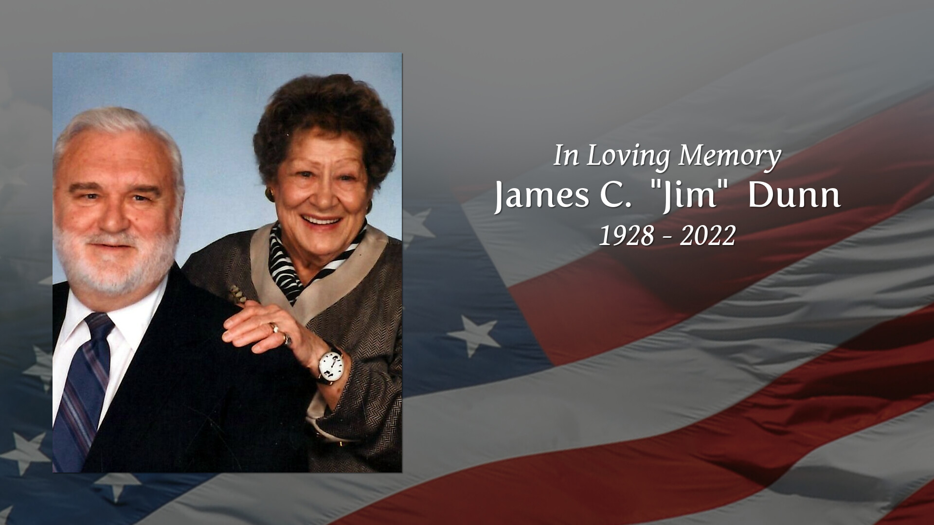 James C. "Jim" Dunn - Tribute Video