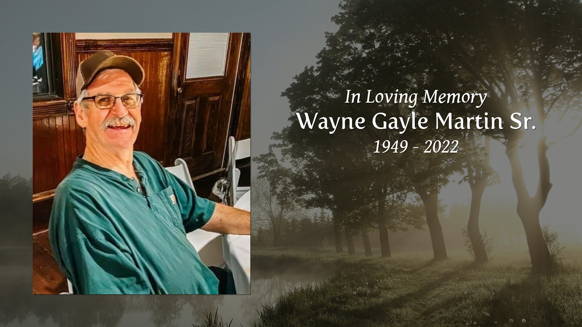 Wayne Gayle Martin Sr. Tribute Video