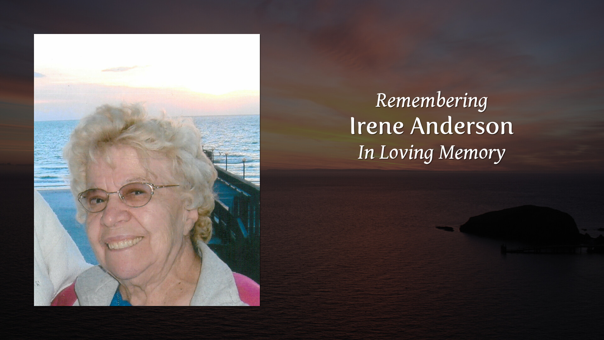 Irene Anderson - Tribute Video