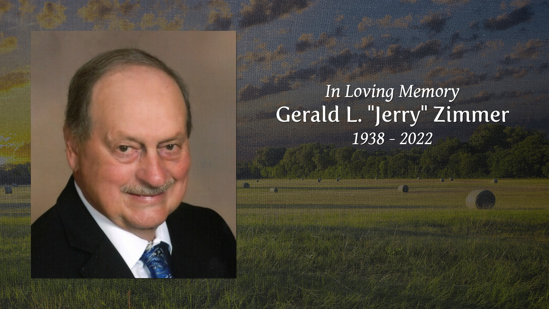 Gerald L. "Jerry" Zimmer Tribute Video
