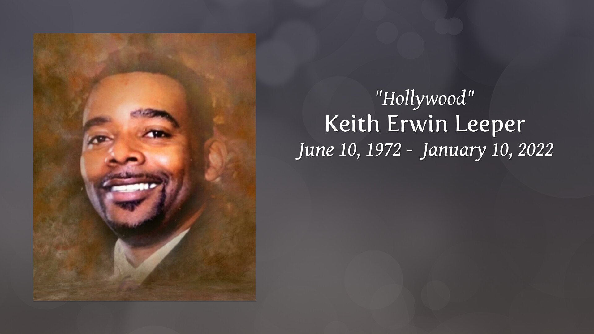 Keith Erwin Leeper Tribute Video