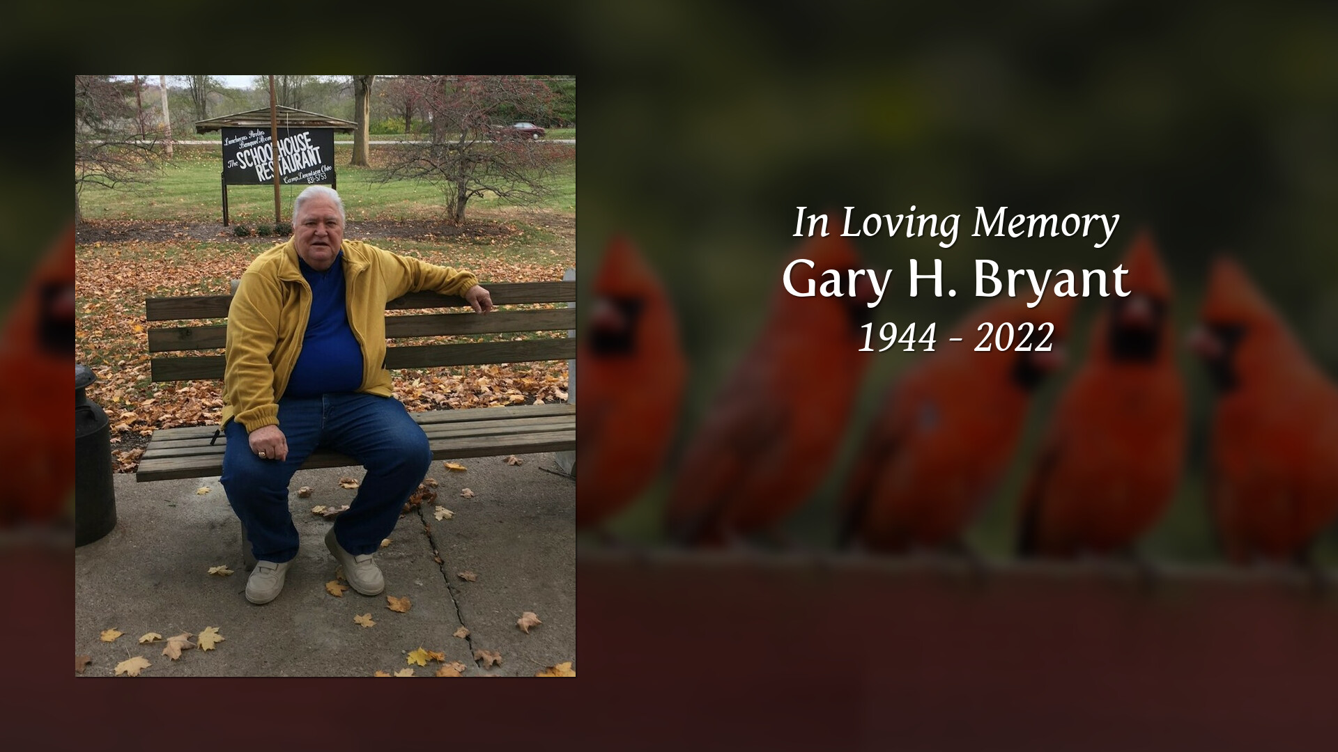 Gary H. Bryant Tribute Video