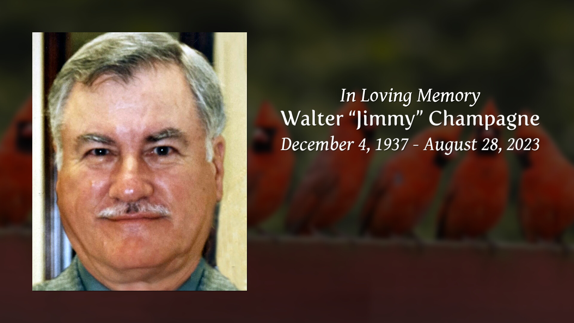 Walter “Jimmy” Champagne Tribute Video