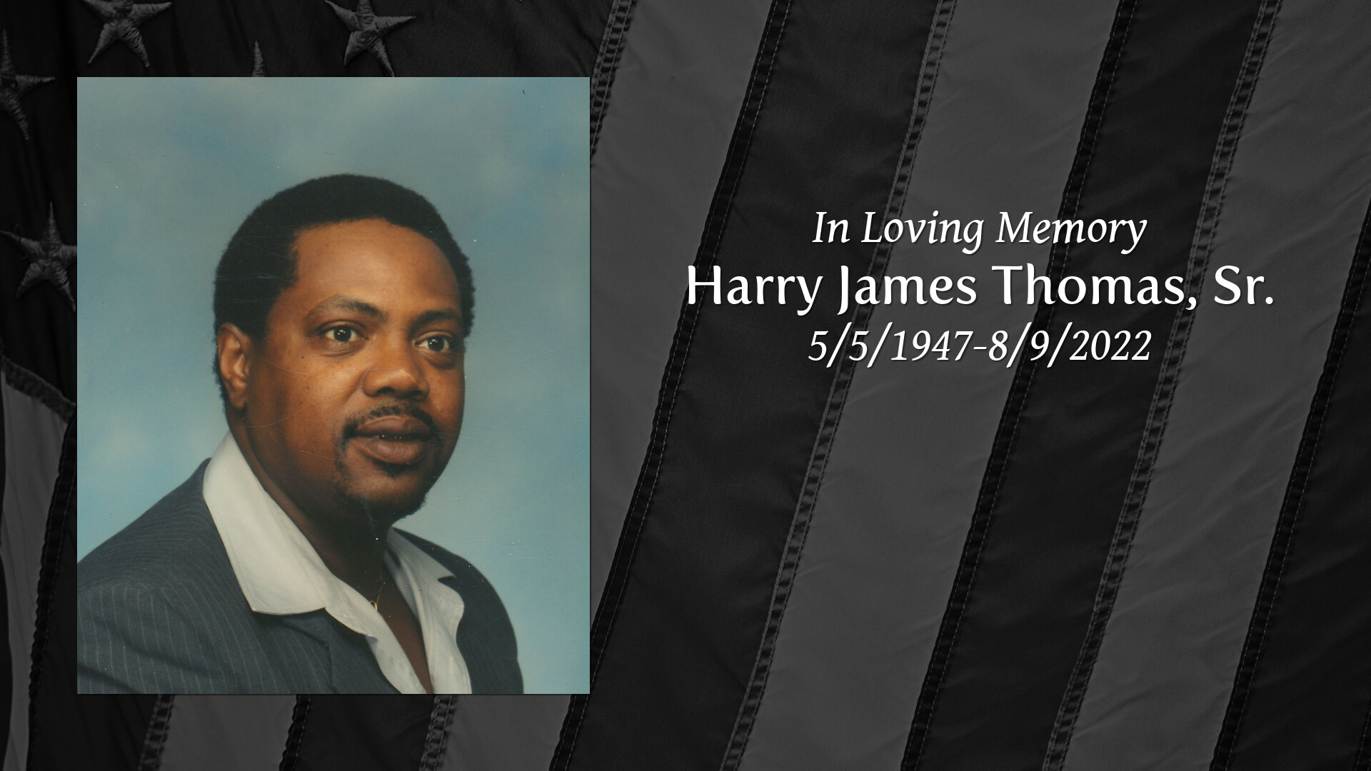 Harry James Thomas, Sr. Tribute Video