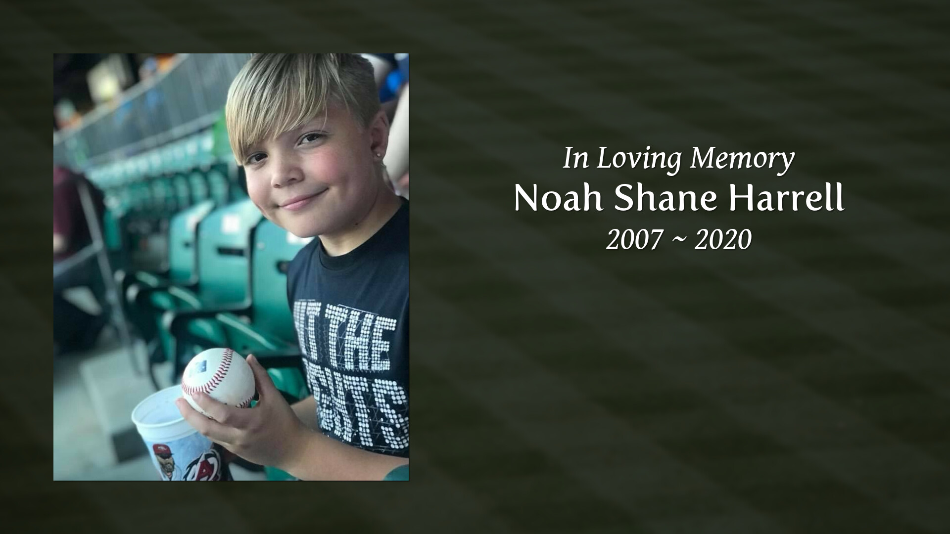 Noah Shane Harrell Tribute Video
