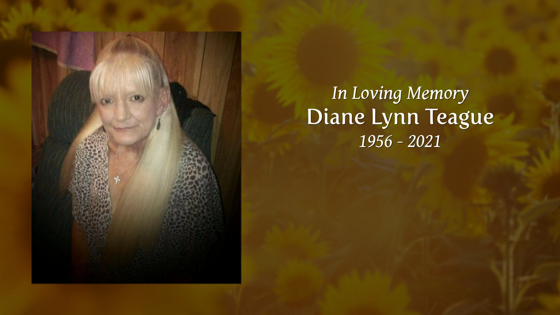 Diane Lynn Teague Tribute Video
