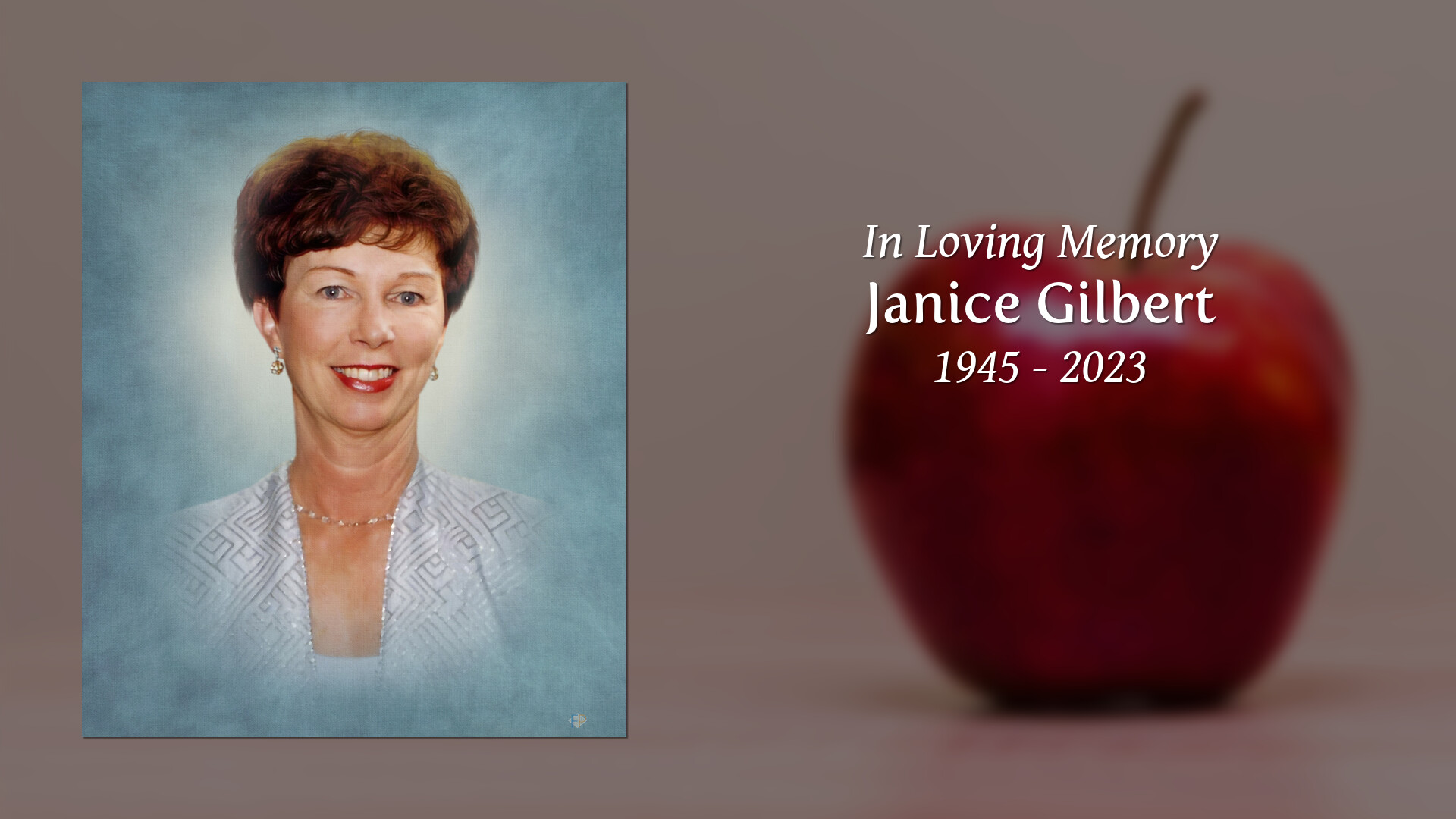 Janice Gilbert Tribute Video