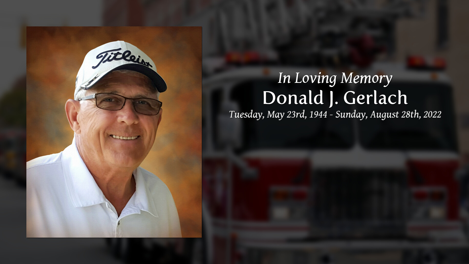 Donald j gerlach tribute video