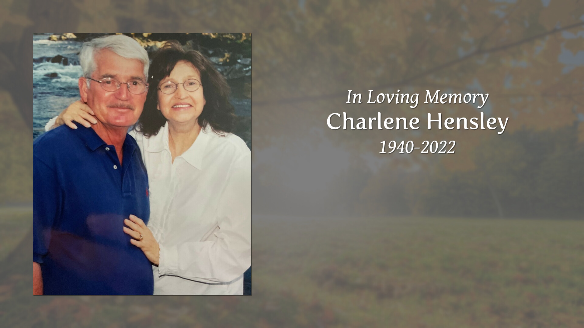 Charlene Hensley Tribute Video