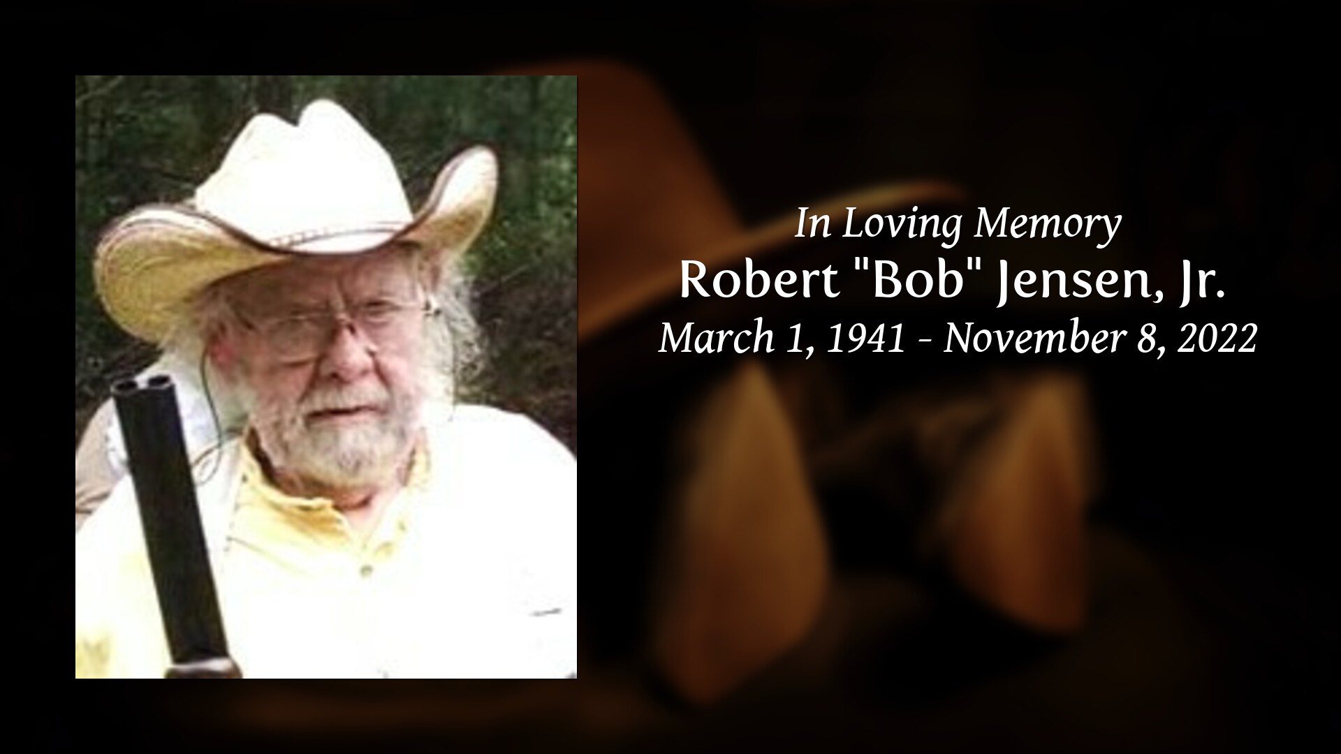 Robert "Bob" Jensen, Jr. Tribute Video