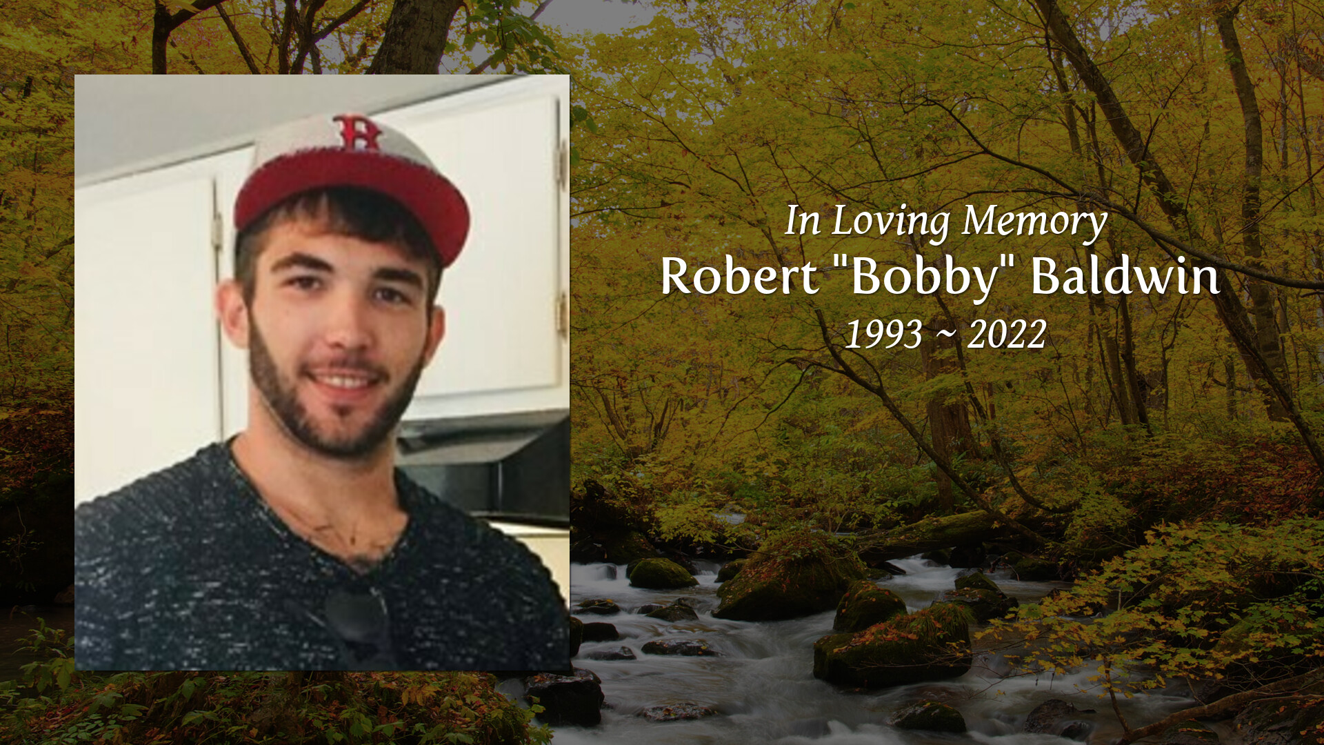 Robert bobby baldwin tribute video