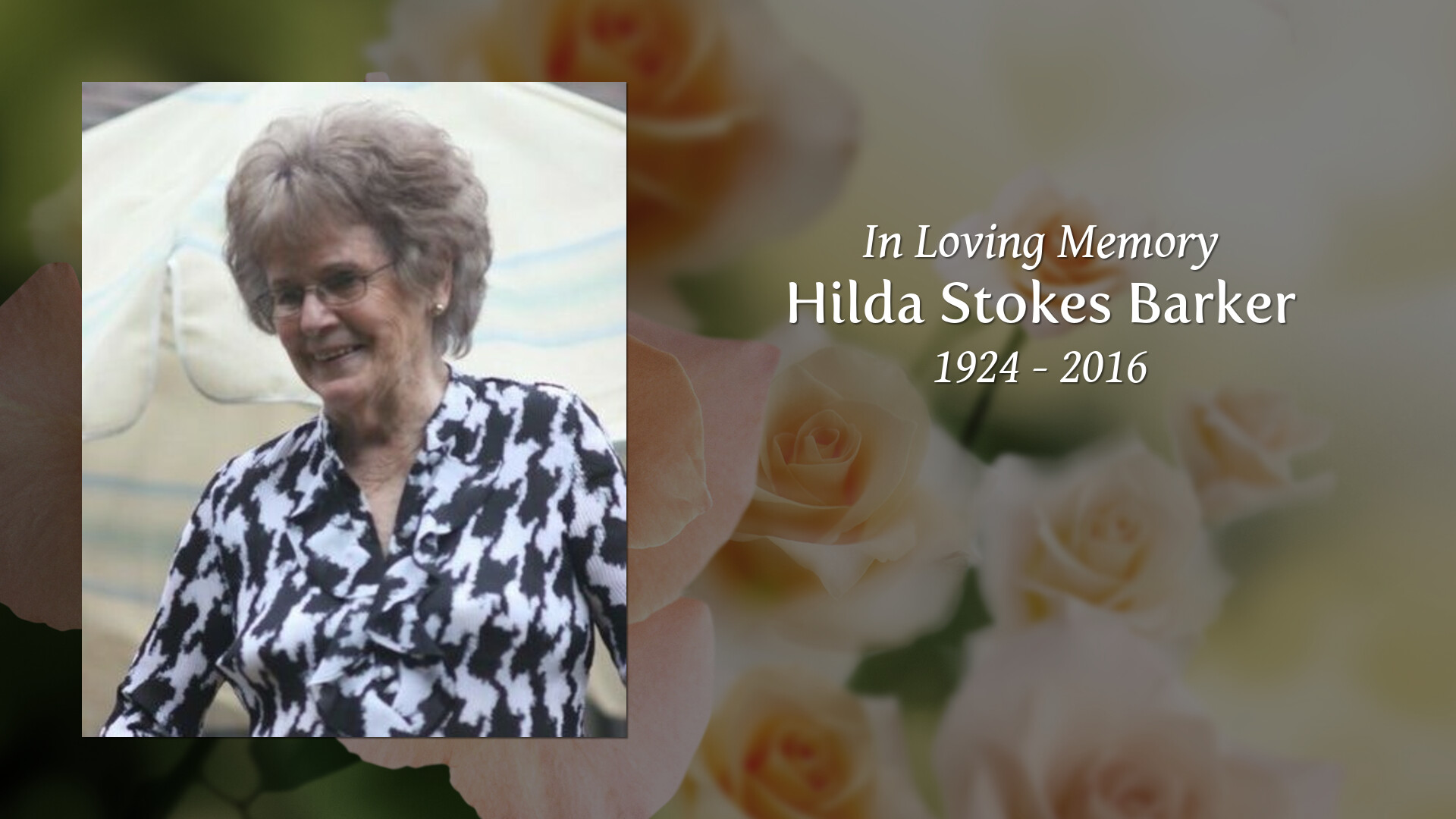 Hilda Stokes Barker Tribute Video