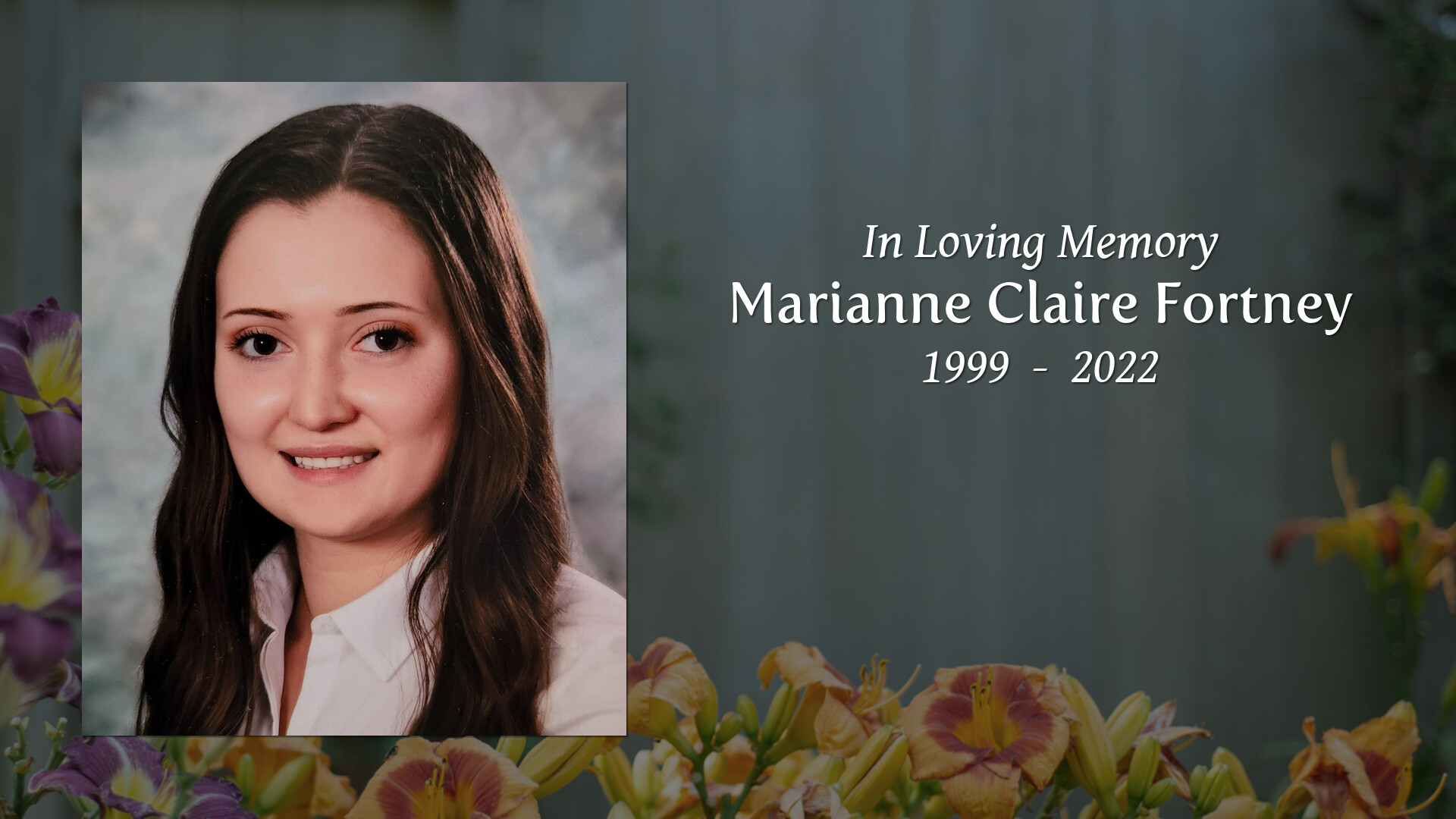Marianne Claire Fortney - Tribute Video