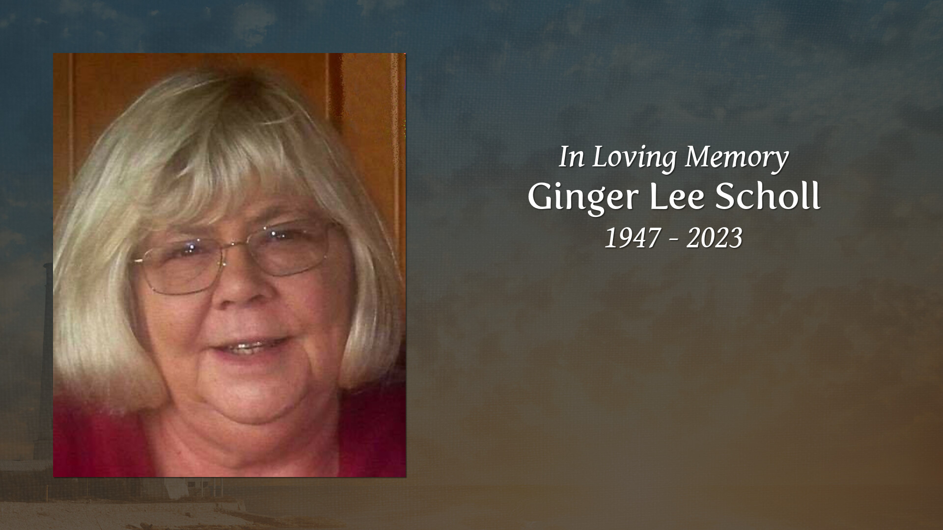 Ginger Lee Scholl - Tribute Video