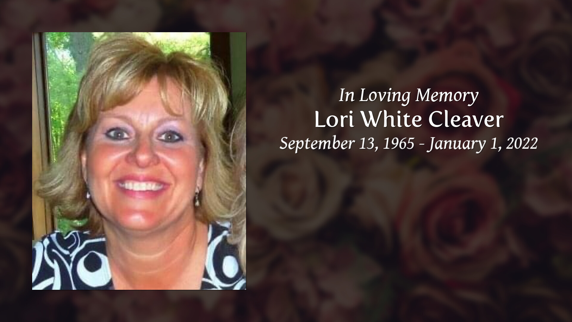 Lori White Cleaver Tribute Video