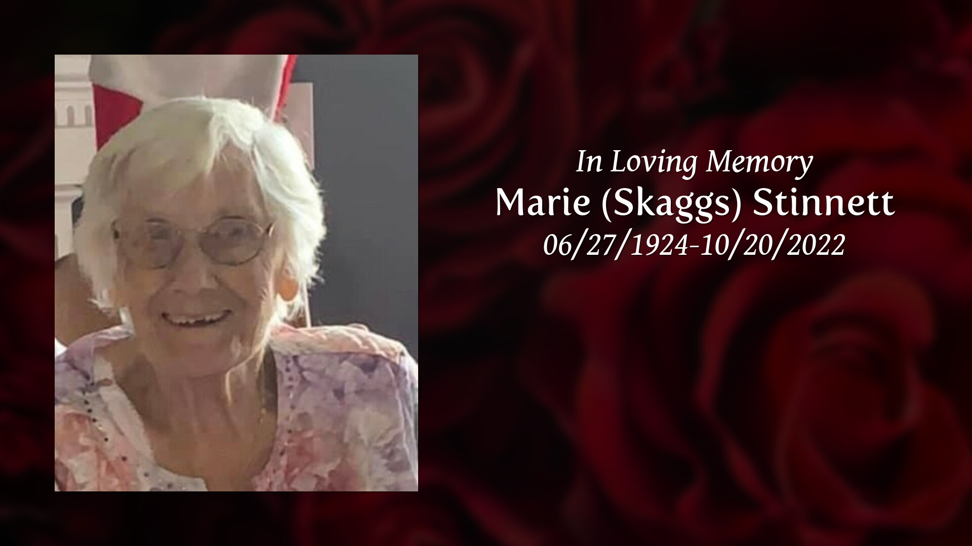 Marie (Skaggs) Tribute Video